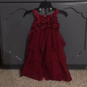 Kids red dress size 6